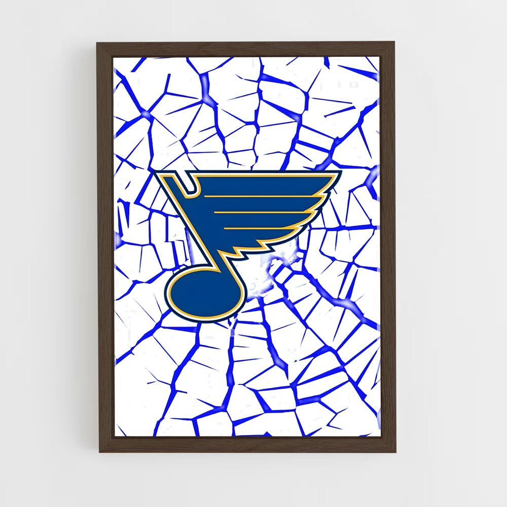 Poster Blues Power – affiche Hockey sur glace (vue 5)